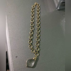 Necklace with gem